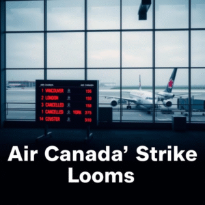 Air Canada Strike Looms: Massive Flight Cancellations Expected, Thousands Face Travel Chaos