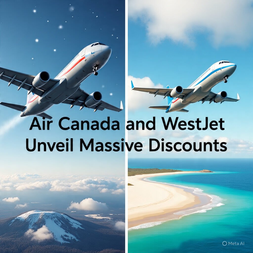 Soaring Savings: Unveiling Massive Air Canada and WestJet Flight Deals