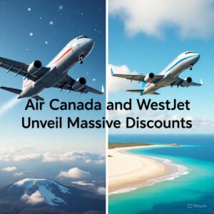 Soaring Savings: Unveiling Massive Air Canada and WestJet Flight Deals