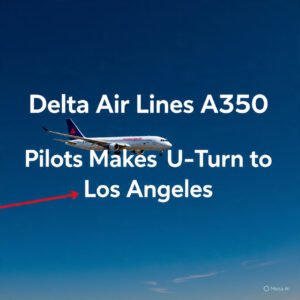 Delta Air Lines A350 Pilots Make a Critical U-Turn to Los Angeles After Onboard Disruption