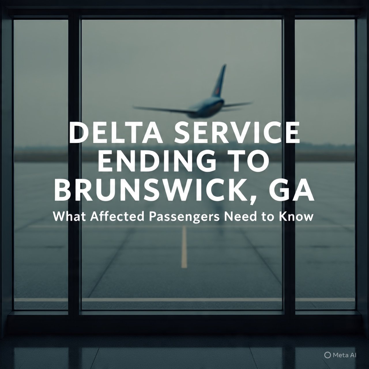 Delta Air Lines Cuts Flights Brunswick GA: Refunds & Info for Travelers