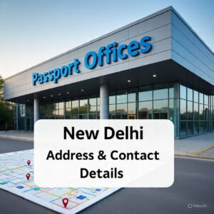 Passport Offices New Delhi: Addresses & Contact Details - AM Global - 9999422422
