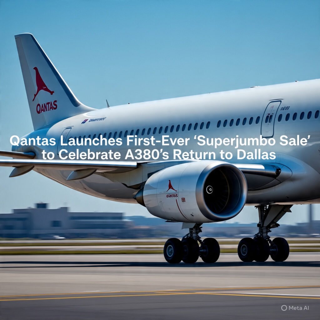 The Superjumbo is Back: Qantas' A380 Return to Dallas Ignites a 'Superjumbo Sale'
