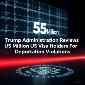 US Visa Holders Under Scrutiny: Trump Administration Reviews 55 Million Records for Deportation Violations