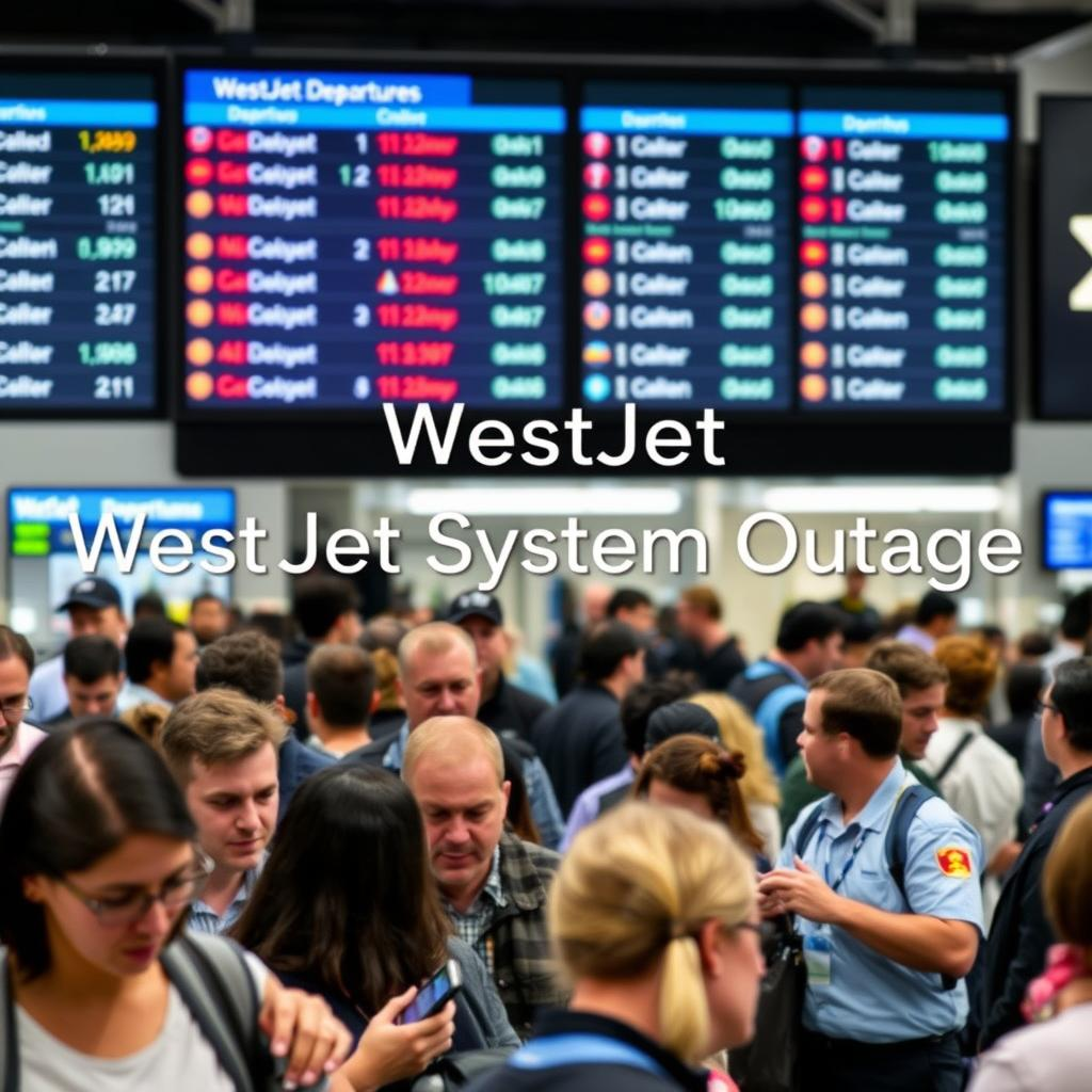 WestJet System Outage Causes Widespread Flight Delays, Impacting Global Travel