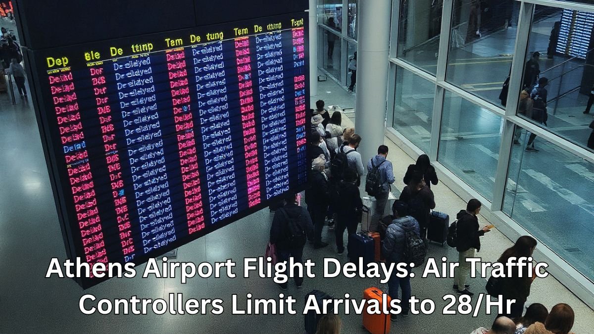 Athens Airport Flight Delays: Air Traffic Controllers Limit Arrivals to 28/Hr - AI Generated
