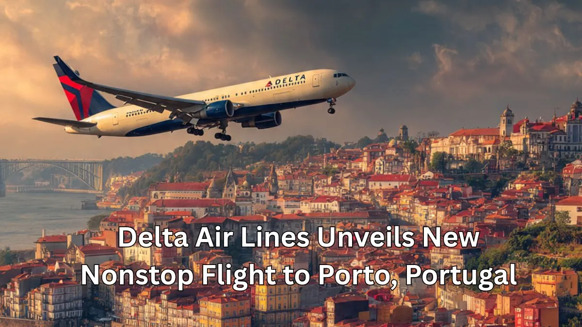 AI Generated - Delta Air Lines Unveils New Nonstop Flight to Porto, Portugal for 2026 Summer Season