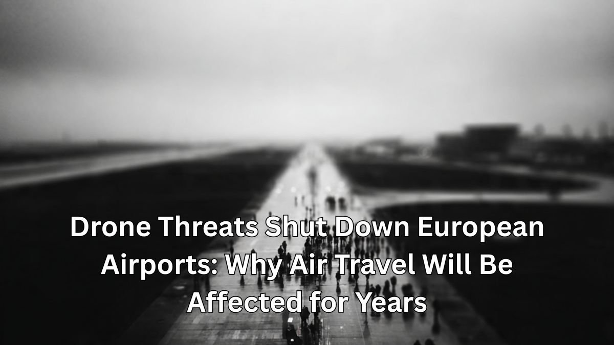 Drone Threats Shut Down European Airports: Why Air Travel Will Be Affected for Years - AI Generated