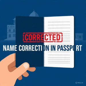 Name Correction in Passport? Immediate Passport Appointment - 9999422422