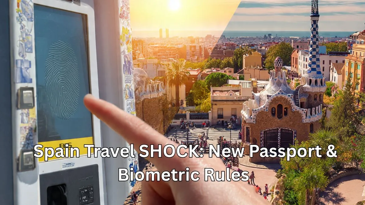 AI Generated - Passport, Biometrics & Money: Major New Rules for Spain Travel Kicking Off October 12