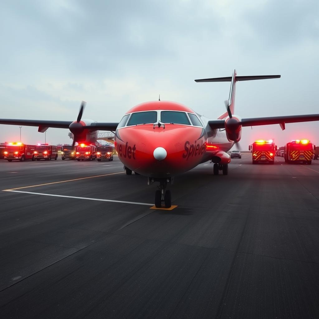 Full Emergency Declared at Mumbai Airport as SpiceJet Flight Lands Without Outer Wheel