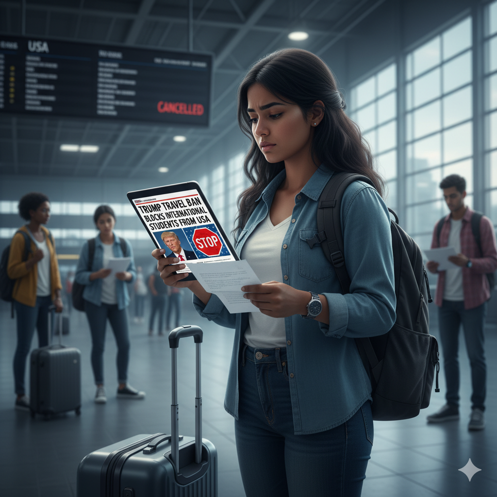 Trump Travel Plan Blocks International students From USA.