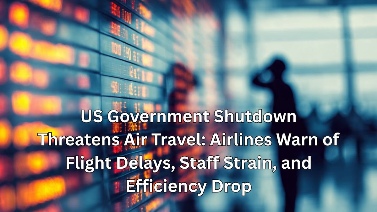 US Government Shutdown Threatens Air Travel: Airlines Warn of Flight Delays, Staff Strain, and Efficiency Drop - AI Generated