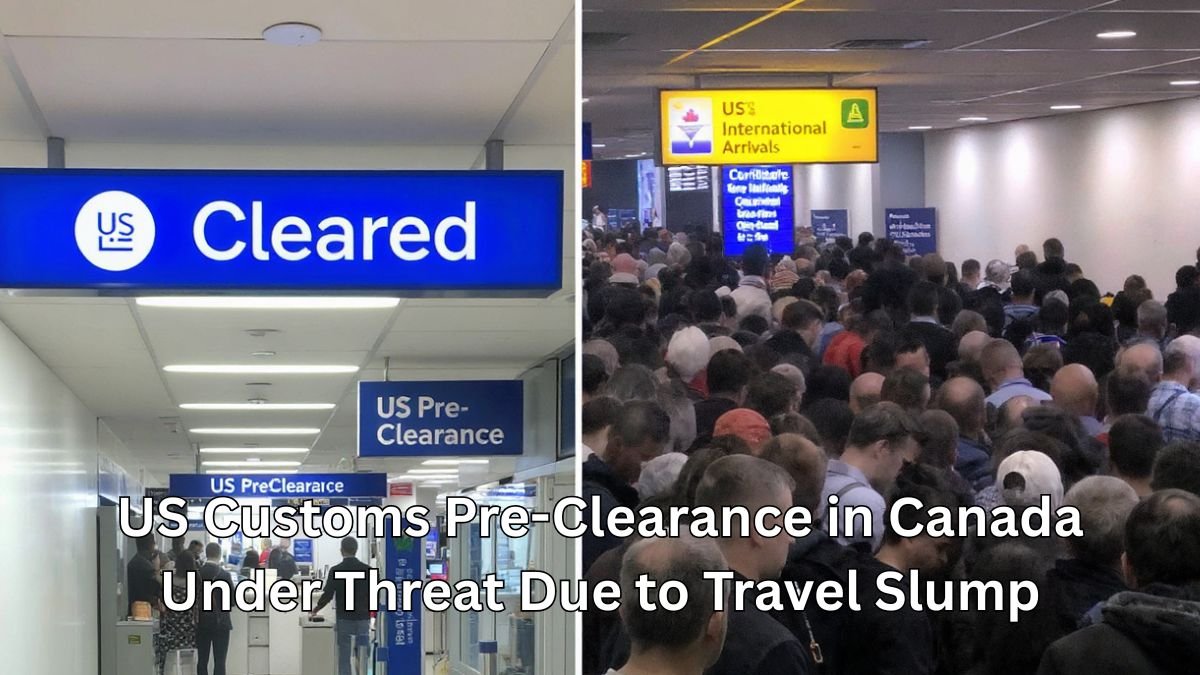 US Customs Pre-Clearance in Canada Under Threat Due to Travel Slump - AI Generated