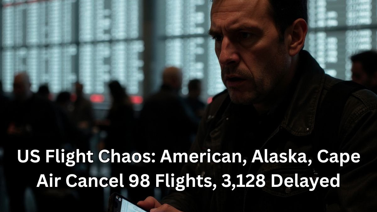 US Flight Chaos: American, Alaska, Cape Air Cancel 98 Flights, 3,128 Delayed
