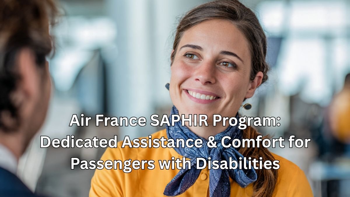 Air France SAPHIR Program: Dedicated Assistance & Comfort for Passengers with Disabilities