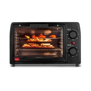 Pigeon Oven Toaster Grill 14 Liters OTG| 900 Watts | Toast, Grill, Bake & Roast | Heat Resistant Tempered Glass | Black